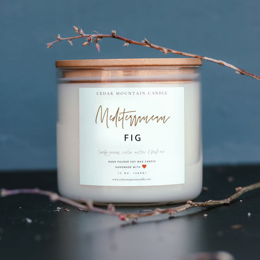 Mediterranean Fig - 3 Wick Jar Candle