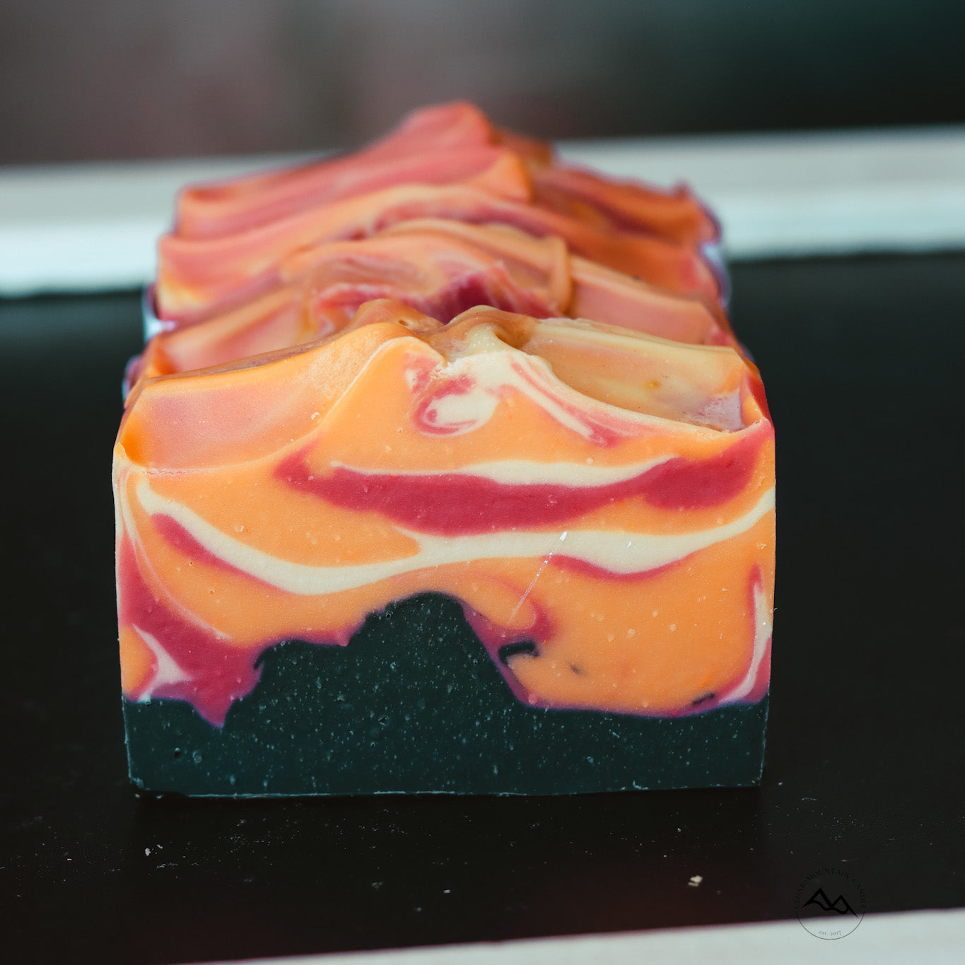 All Natural Cold Process Handmade Bar Soap - Molten Lava