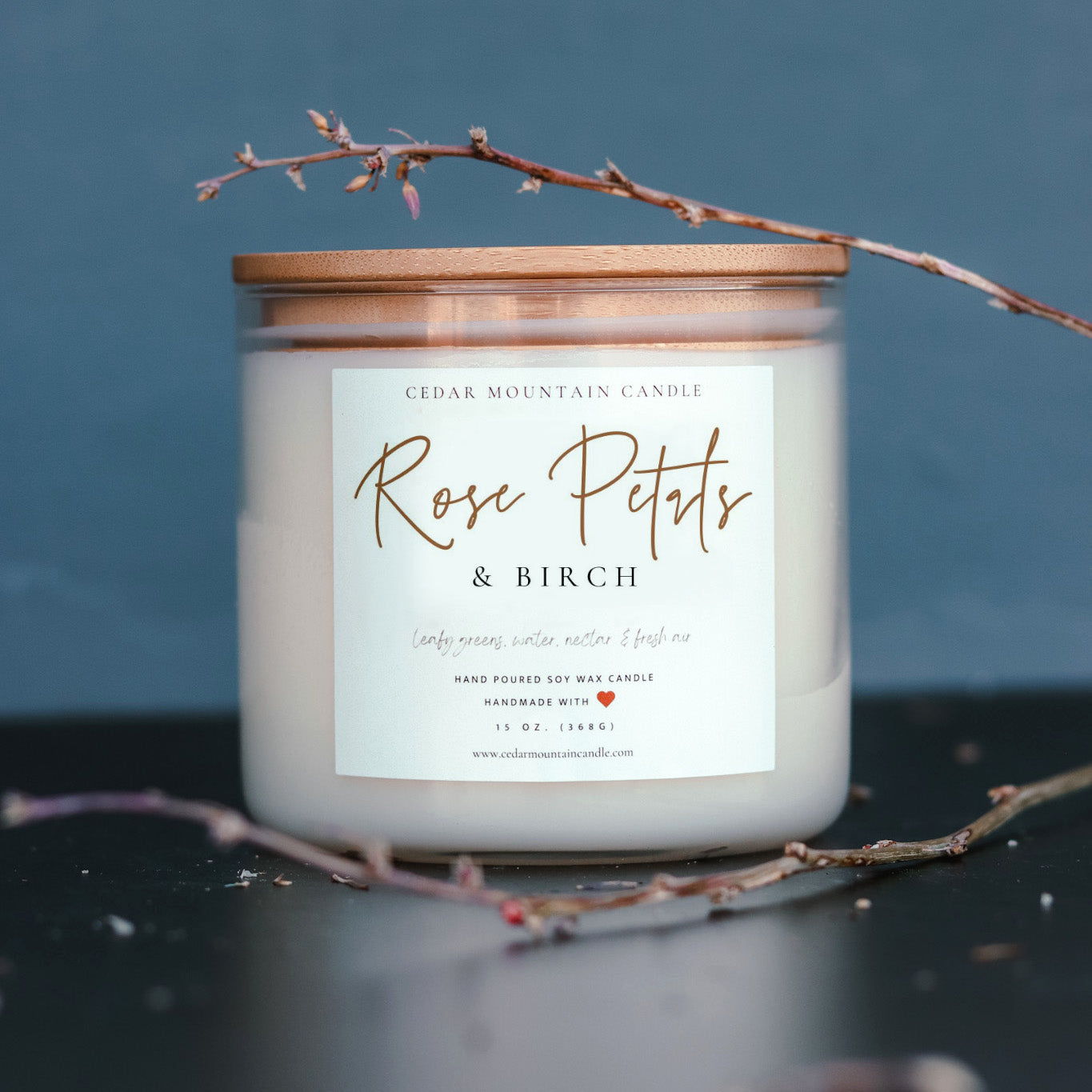 Rose Petals & Birch - 3 Wick Jar Candle
