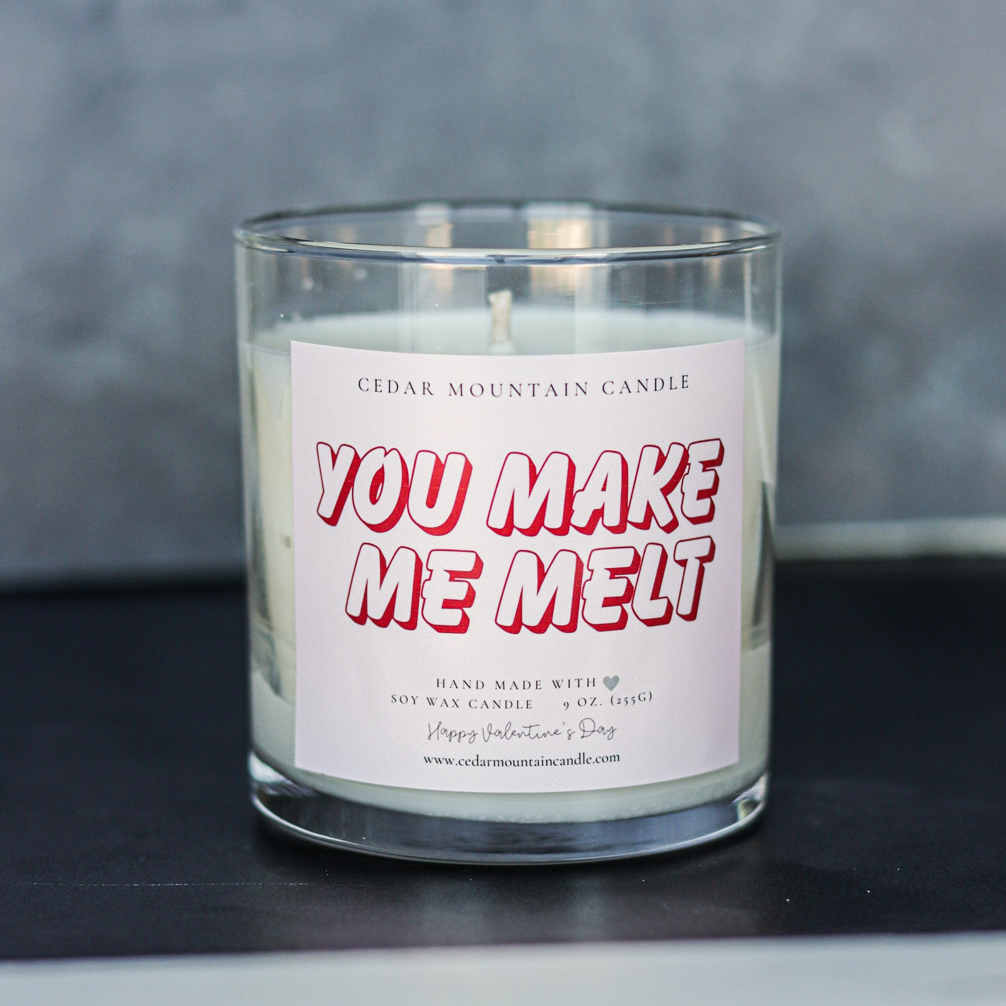 You Make Me Melt - Valentine's Day Soy Candle - Cedar Mountain Candle