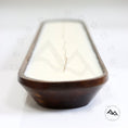 Load image into Gallery viewer, Lemon Citronella - 13 Wick Natural Wood Baguette Dough Bowl - 72 oz
