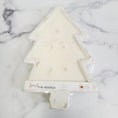 Load image into Gallery viewer, CLEARANCE White Wood Tree Candle - Fraser & Fir Needle
