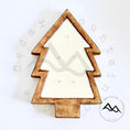 Load image into Gallery viewer, 5 Wick Natural Wood Tree Bowl Candle - Christmas Hearth

