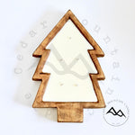 5 Wick Natural Wood Tree Bowl Candle - Whiskey & Coffee