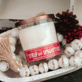 Load image into Gallery viewer, Elf Syrup & Spaghetti 9 oz Jar Soy Candle - Winter Scents
