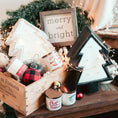 Load image into Gallery viewer, White Pottery Christmas Tree Bowl Candle - Mahogany & Teakwood
