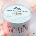 Load image into Gallery viewer, "There's nobody else I'd rather..." Valentine's Day 9 oz Whiskey Glass Jar Soy Candle - Choose Your Scent

