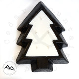 Black Pottery Tree Bowl Candle - Nana's Apple Butter