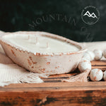 Warm Country Pear - 3 Wick Clay Bowl Candle
