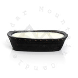 3 Wick Boho Black Pottery Dough Bowl Candle - Lavender & Sweet Lemon