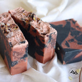 All Natural Cold Process Handmade Bar Soap - Charcoal & Tea Tree