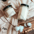 Load image into Gallery viewer, 13 oz Clear Mason Jar Soy Candle - Winter Market
