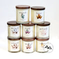 Load image into Gallery viewer, 9 oz Healing Crystals Soy Candles - Crystals Collection
