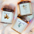 Load image into Gallery viewer, Tiger Eye - 9 oz Healing Crystals Soy Candle - Creativity & Confidence
