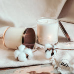 Winter Market - 9 oz Whiskey Glass Candle