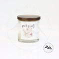 Load image into Gallery viewer, Pink Quartz - 9 oz Healing Crystals Soy Candle - Peace & Calm

