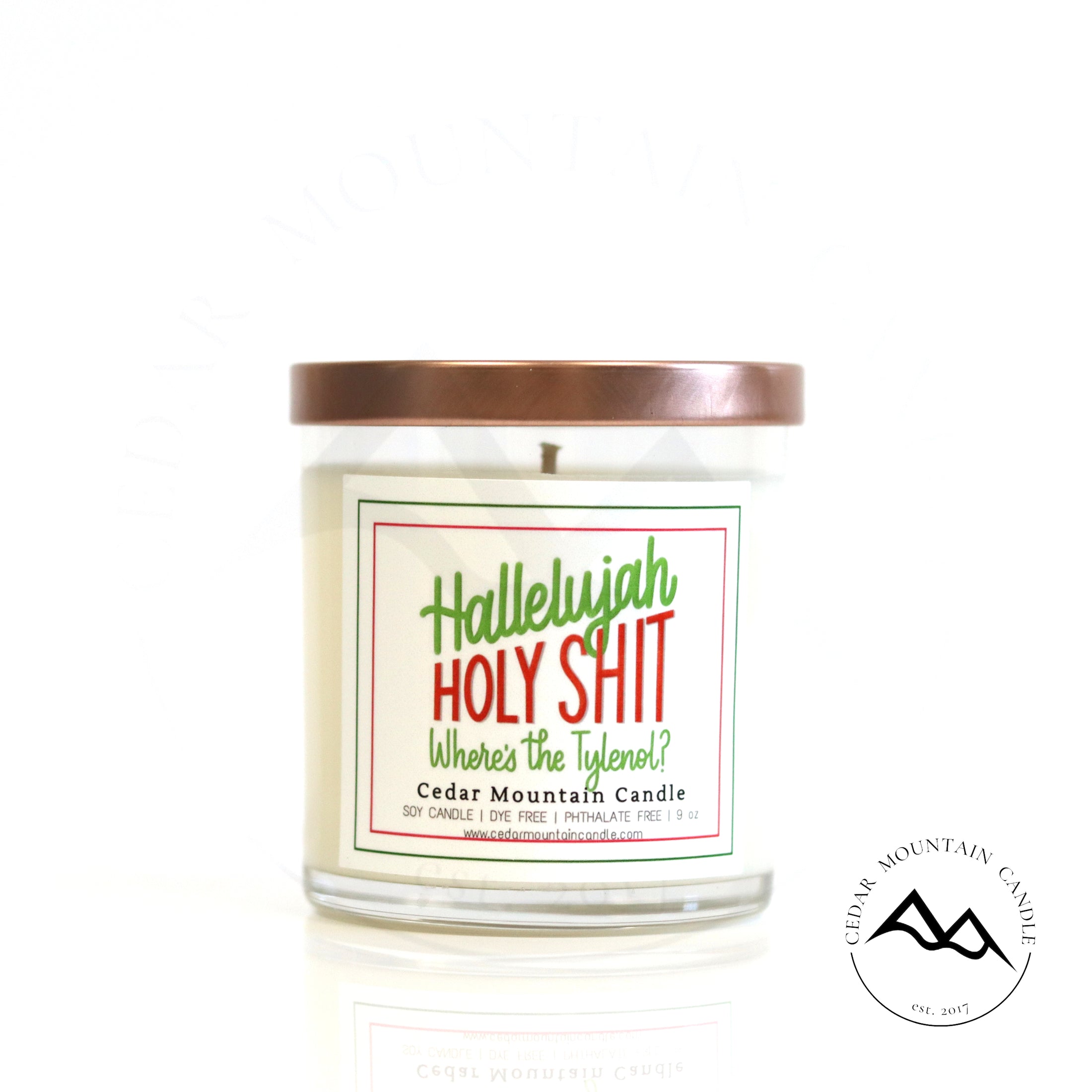 Hallelujah, Holy Shit, Where's the Tylenol - Griswold Collection Soy Candle